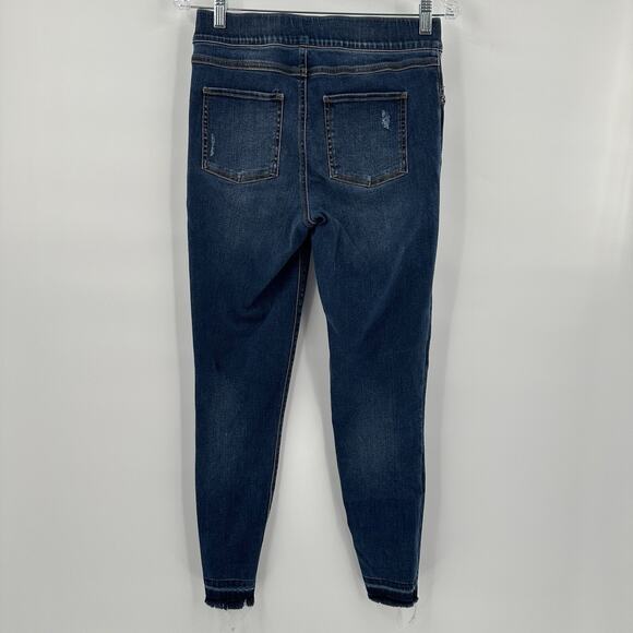 Spanx Jeans Women Medium Blue Ankle Skinny High Rise Shaping Core Control - Picture 4 of 16